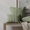 Green Made in America Stripe Woven Pattern Upholstery Fabric by The Yard - SKU: Clayton Willow